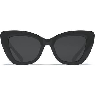 HANUKEii Isla Tortuga HK-012-01 53 Solbriller Kvinder Black - Black - 53mm