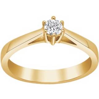 Siersbøl - Afrodite ring i 14kt. guld m. 0,20ct. diamant
