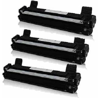 Rabat sæt! 3 stk TN1050BK sort toner alt 3.000 sider - Kompatibel Brother - TN1050