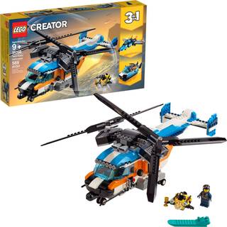 LEGO -skaber 3in1 Twin Rotor Helicopter 31096 Building Kit (569 stykker)