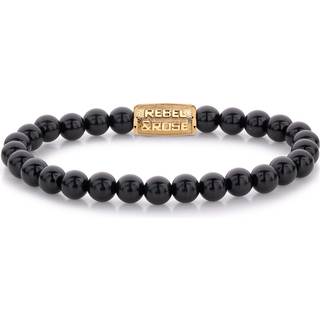 Rebel & Rose Armband Black Velvet RR-60100-G-S Damen