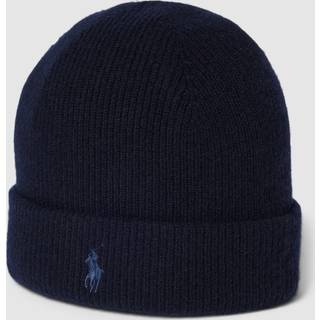 Polo Ralph Lauren Herren Mütze blau Kaschmirwolle