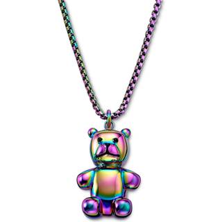 Egan | Regnbue Rustfri Stål Bamse Box Chain Halskæde