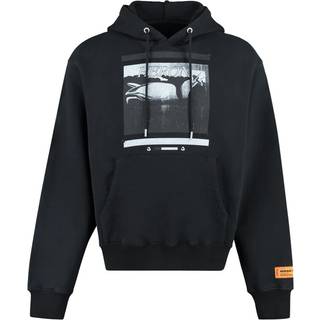 Heron Preston Misprinted Heron Hoodie Black