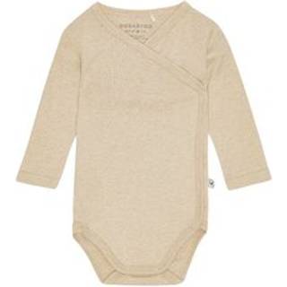 GOBABYGO Hazel slå-om body langærmet - OAT