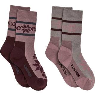 Rusa Sock 2Pk W Taupe (36-38)