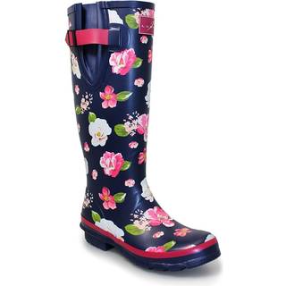 Lunar Blå Blomster Mønstrede gummistøvlerEU 37 (UK 4)