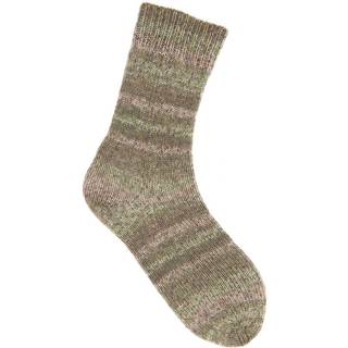 Socks Sprinkly Striply 6-fädig - Forest