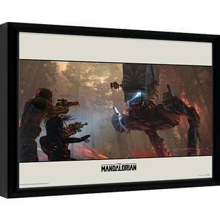 STAR WARS - The Mandalorian Walker - Framed Print 30x40cm