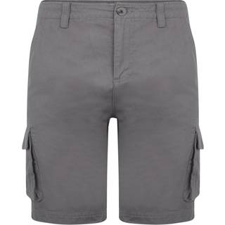 Threadbare Threadbare Grey 100% Cotton Cargo Shorts