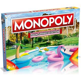 Monopolbr?tspil - Palm Springs Edition: 2-6 spillere Familiebr?tspil til b?rn og voksne br?tspil til b?rn 8 og op til b?rn og voksne ideelle til