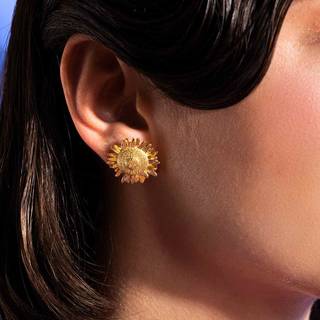 House of Vincent Mock Meadow Øreringe 18 kt. Forgyldt Sølv VJ130-UEG - Dame - 925 Sterling Silver