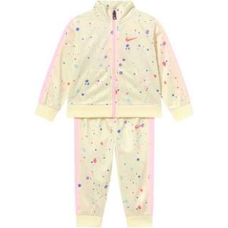 NIKE Mønstret Tracksuit Cremefarvet 6-7 Y  Creme  6-7 år  kvinde