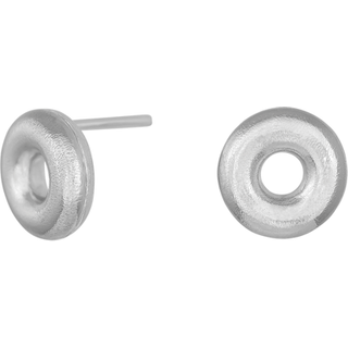 Siersbøl Shape Sølv ørestik donut mat 9.5mm
