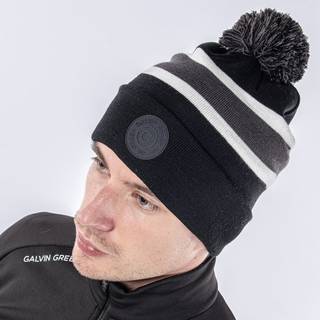 Galvin Green Leighton Insulating Golf Hat BLACK/FORGED IRON/WHITE