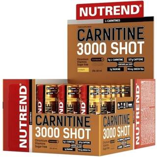 Nutrend - Carnitin 3000 Shot, Jordbær - 20 x 60 ml