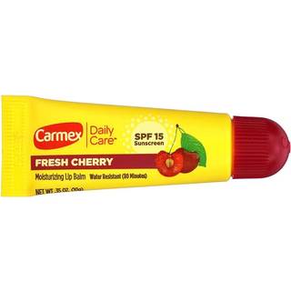 Carmex Moisturizing Lip Balm SPF 15 Cherry 0,35 oz (pakke med 6)