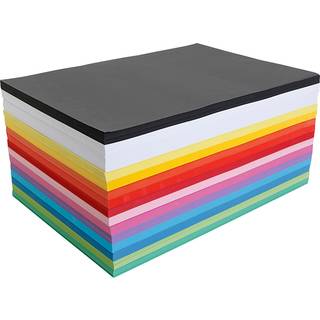 Creativ Karton, A3, 180 g, ass. farver, 3x300 ark/ 1 pk.