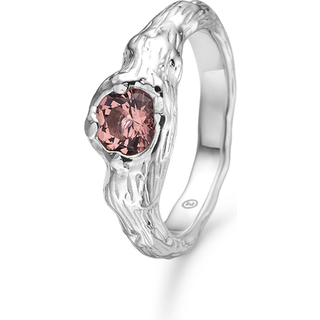 Studio Z Rosy Forest ring i sølv med rosa cubic zirkonia