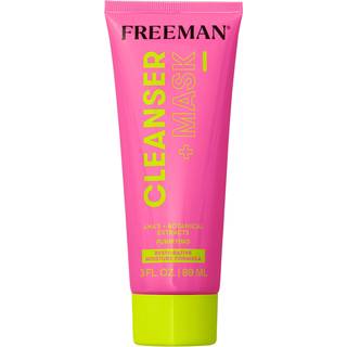 Freeman Cleanser + Mask Fugtighed og rensende creme-til-skum ansigtsvask Multipurpose hudpleje Face Cleanser & Face Mask Aha's & Botanical Extrac