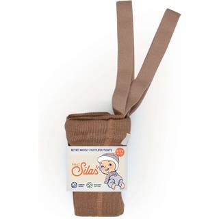 Silly Silas Wooly Fodsløse Strømpebukser Cappuccino Brown 1-2 Y  Brun  1-2 år  Unisex