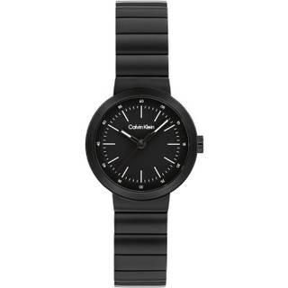 Minimal Link Bracelet Watch - Black - One Size