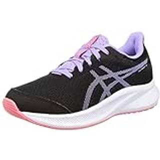 ASICS Patriot 13 GS Neutral Running Shoe Kids - Black, Violet, Size 5.5 - black