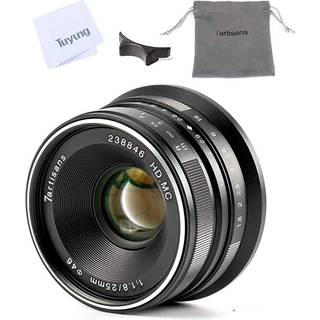 7Artisans 25mm F1.8 APS-C-format Portr?tlinse kompatibel med Olympus og Panasonic Micro 4/3 Mount Camera