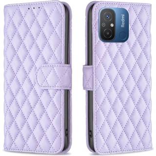 SKALO Xiaomi Redmi 12C 4G BINFEN COLOR Quiltet Pung - Lilla