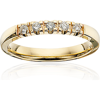 Scrouples - Grace Alliancering i 14kt. m. i alt 0,15ct.