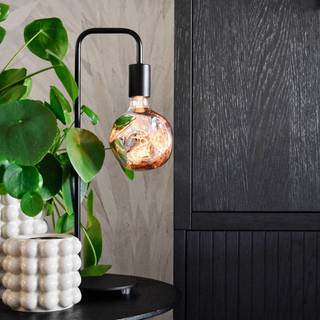 E27 Dæmpbar LED Pære G125 Sølv 4W 75lm 1800K