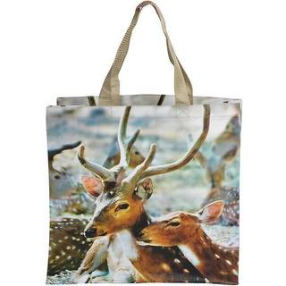 Einkaufstasche Hirsch Tragetasche Shopper Reh 40x40cm