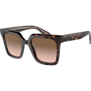 Giorgio Armani Kvinde AR8156 587951 Solbriller Acetat Skildpadde Brun Firkantet Normal Skygge