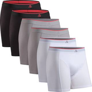 BAMBOO TRUNKS - Black | Grey | White / 2XL / 6-Pack