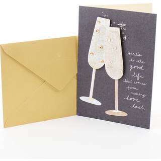 Hallmark Signature Jubilums lyknskningskort (risteglas)