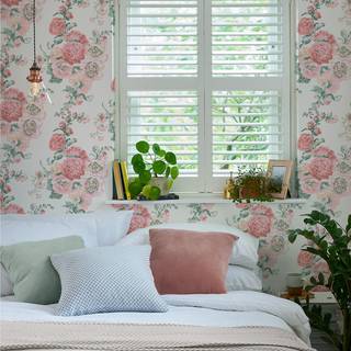 Laura Ashley Wallpaper Hollyhocks 118479