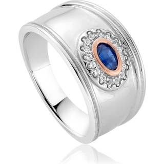 Royal Clogau® Sterling Silver Diana Ring with Sapphire & Topaz
