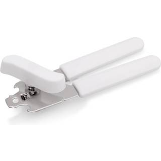 Dåseåbner tang, forkromet/hvid plast, 20 cm