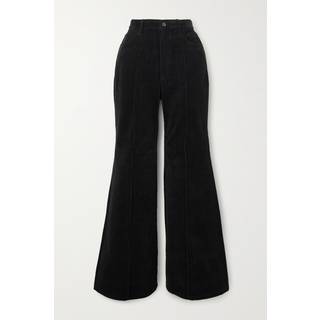 Polo Ralph Lauren Trousers Flare Full Length Corduroy Svart US 2 ( EUR 34) - Black - US 2 ( EUR 34)