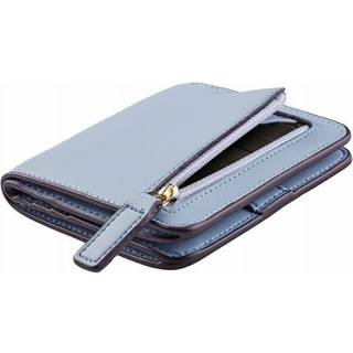 Toughgun tegnebog Kvinder RFID Blokering af lille kompakt bifold luksus læder lomme tegnebog damer mini pung med ID -vindue