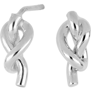 Siersbøl Sølv ørestikker knude