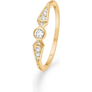 Mads Z Fina 8 kt. guld ring med zirkonia