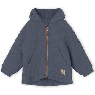 MINI A TURE Liff Teddyfleece Trøje, Ombre Blue, 86