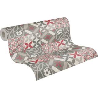 Albany Wallpaper Patchwork tiles 37684-3