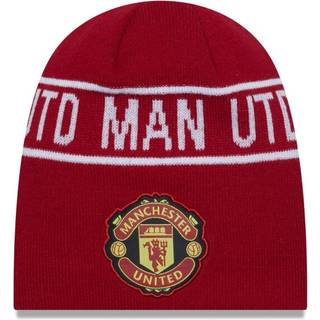 Manchester United FC Red Cuff Knit Beanie Hat newera adult unisex Red newera adult unisex Red newera adult unisex Red newera adult unisex Red newera a - Osfm