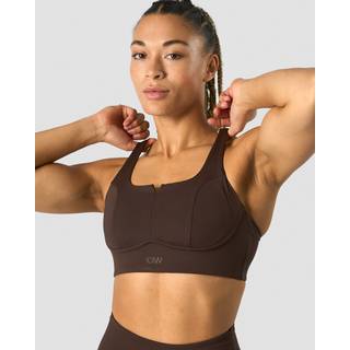 Stride Sports Bra Dark Brown