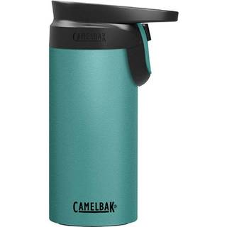 Camelbak Forge Flow Coffee & Travel Mug Isolated Stainless Steel - Icke -halk Silicon Base - Easy One 'Oper Operation - 12oz Lagoon