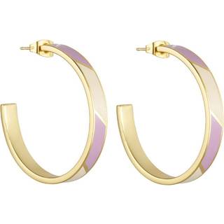 Striped Candy Earrings 35mm - Set of 2 pcs