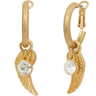 Bibi Bijoux Gold Tone Serenity Interchangeable Hoop Earringsen
