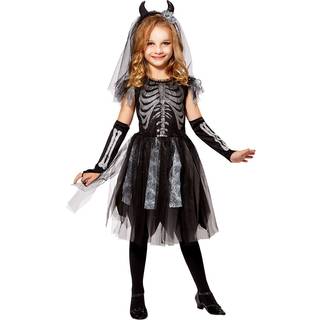 Skeledev Bride Kinder Kostüm 11-13 Jahre